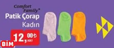 COMFORT FAMİLY PATİK ÇORAP